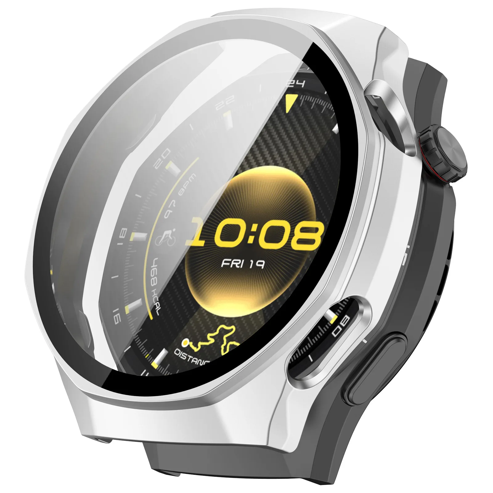 Premium Hard Shell Watch Case with Tempered Glass Protector