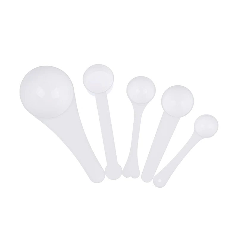 10Pcs 1g 3g 5g 10g Measuring Plastic Scoop Measuring Spoons Milk Powder Spoons