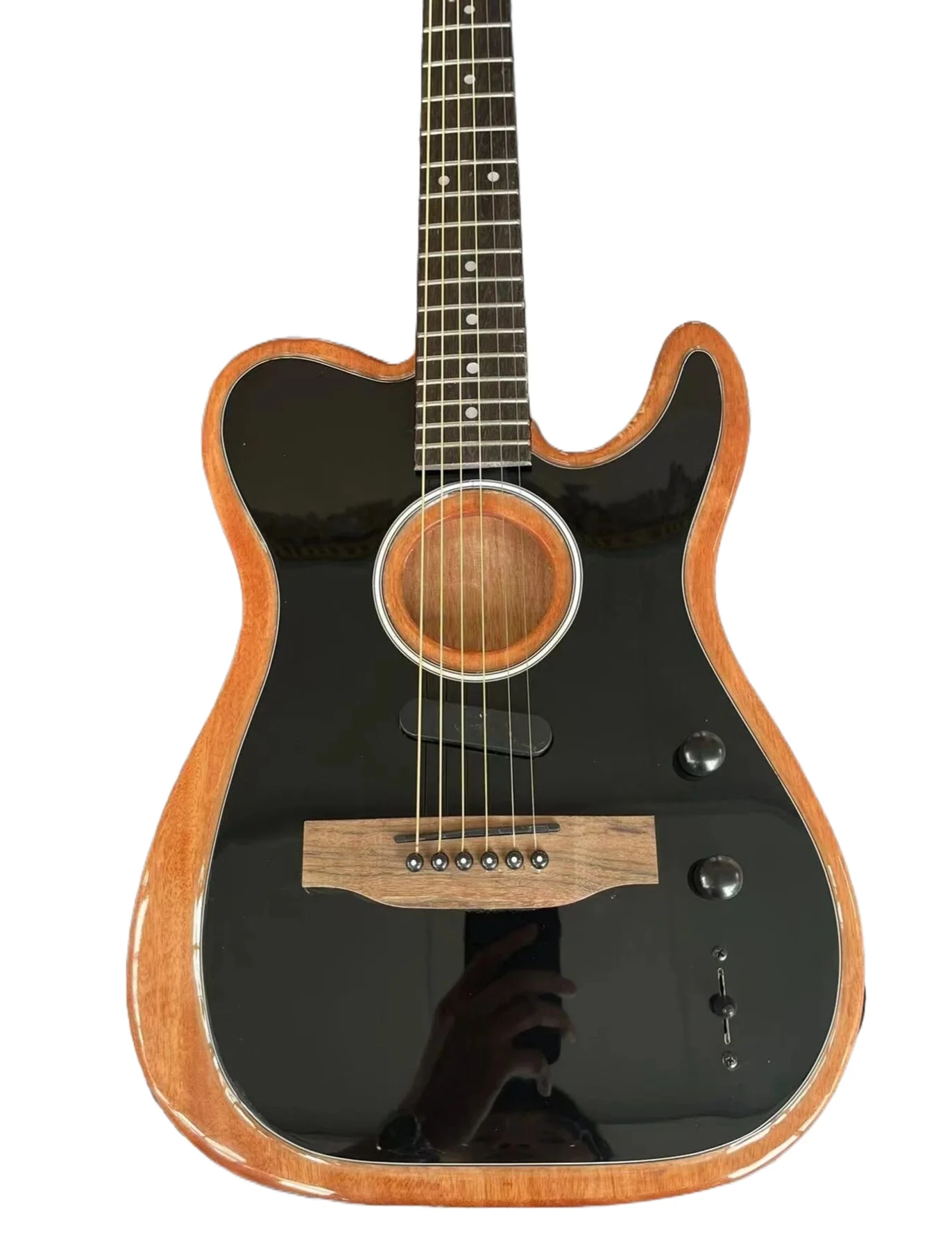 

Black face bobbin Electric guitar, upgraded cartridge, super beautiful in kind, supports customization