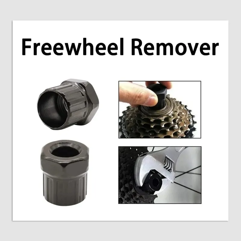Bike Repair Tool Kit 6 Pcs Professional for Mountain Bike with 3-in-1 Cassette Remover Wrench Chain Breaker