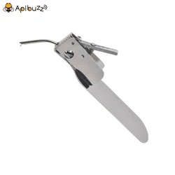 Stainless Steel Master Grafting Tool for Grafting Honey Bee Larvae with Spare Tongue Queen Rearing Tool Beekeeping Supply