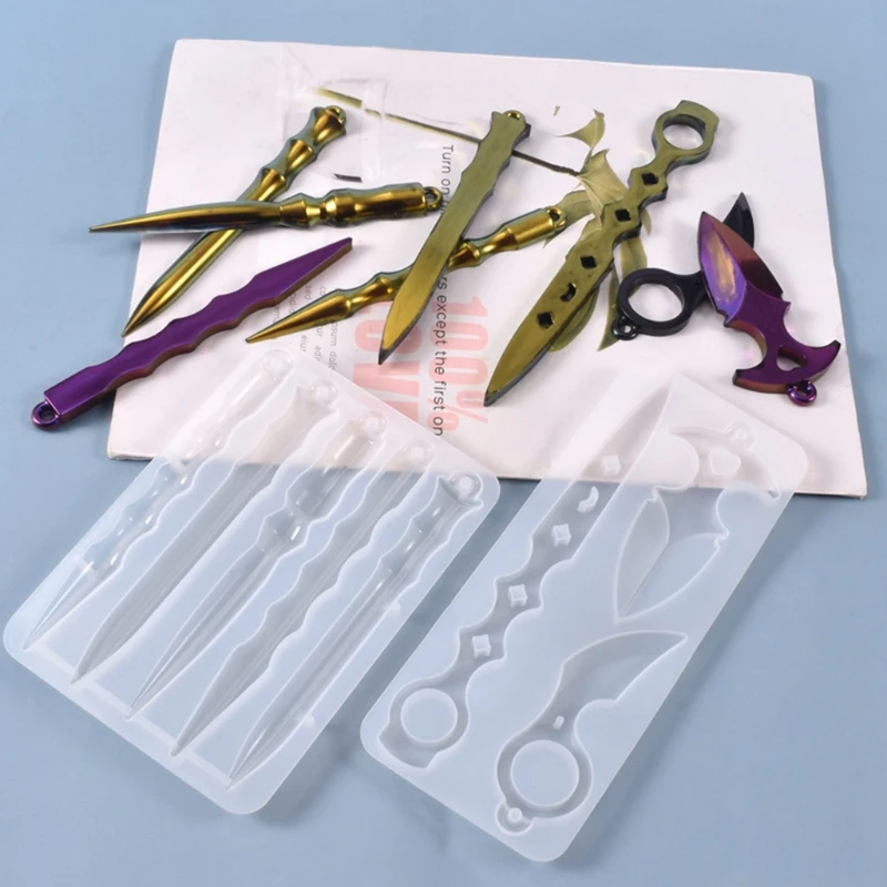 Mold Resin Keychain Self Defense 113pcs Cat Resin Mold Keychain