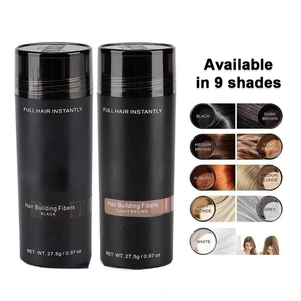 hair building powder hair building fibers hair fibers regrowth powders keratin applicator hair building fibers spray pump growth beauty health care products 27.5g