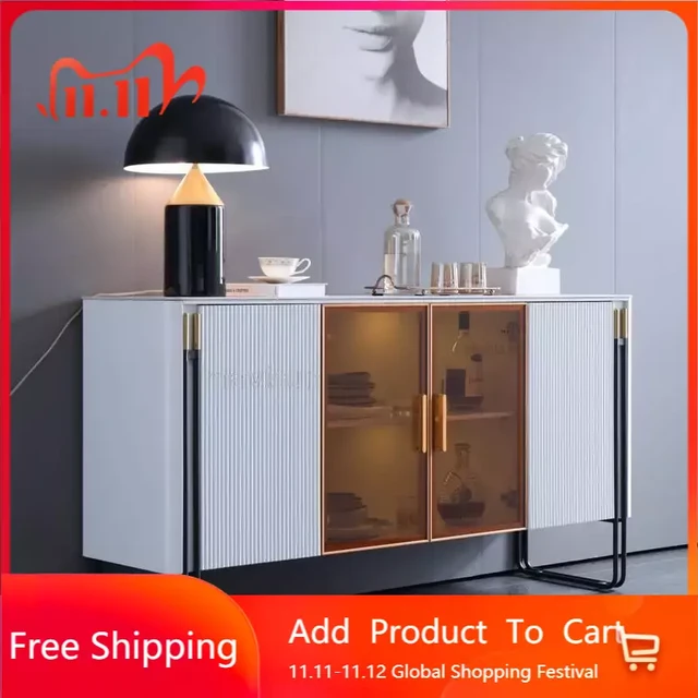 Simple Small Apartment Restaurant Kitchen Cabinets Modern Living Room Storage  Cabinet Large Capacity Home Furniture Sideboard - Kitchen Cabinets -  AliExpress