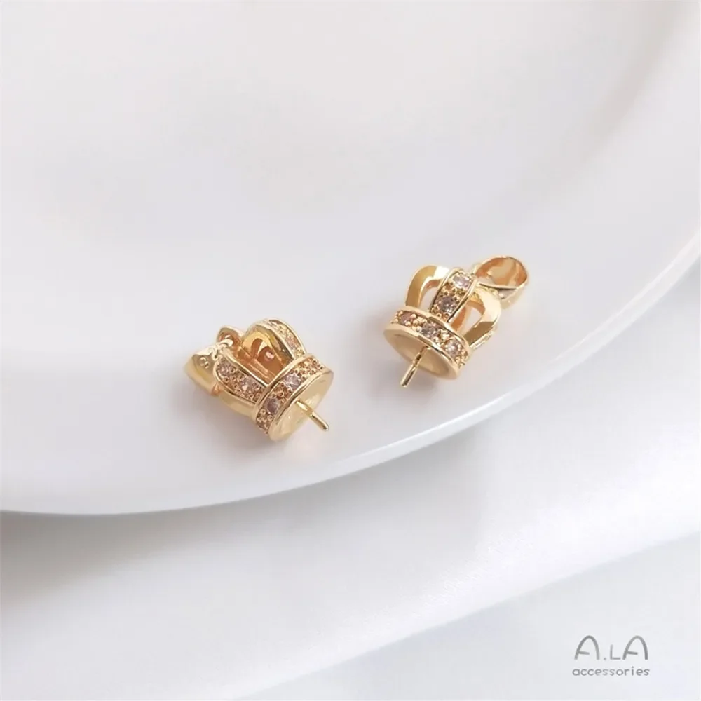 Рисунок 2 - 14K позолоченная инкрустированная циркониевая корона