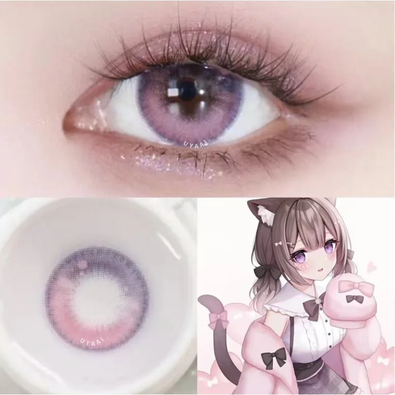 Uyaai 2pcs/pair Color Contact Lenses For Eyes Anime Girl Tears Contact Lens  Beatuy Pupils Color Lens Eyes Free Shipping Offers - Color Contact Lenses -  AliExpress