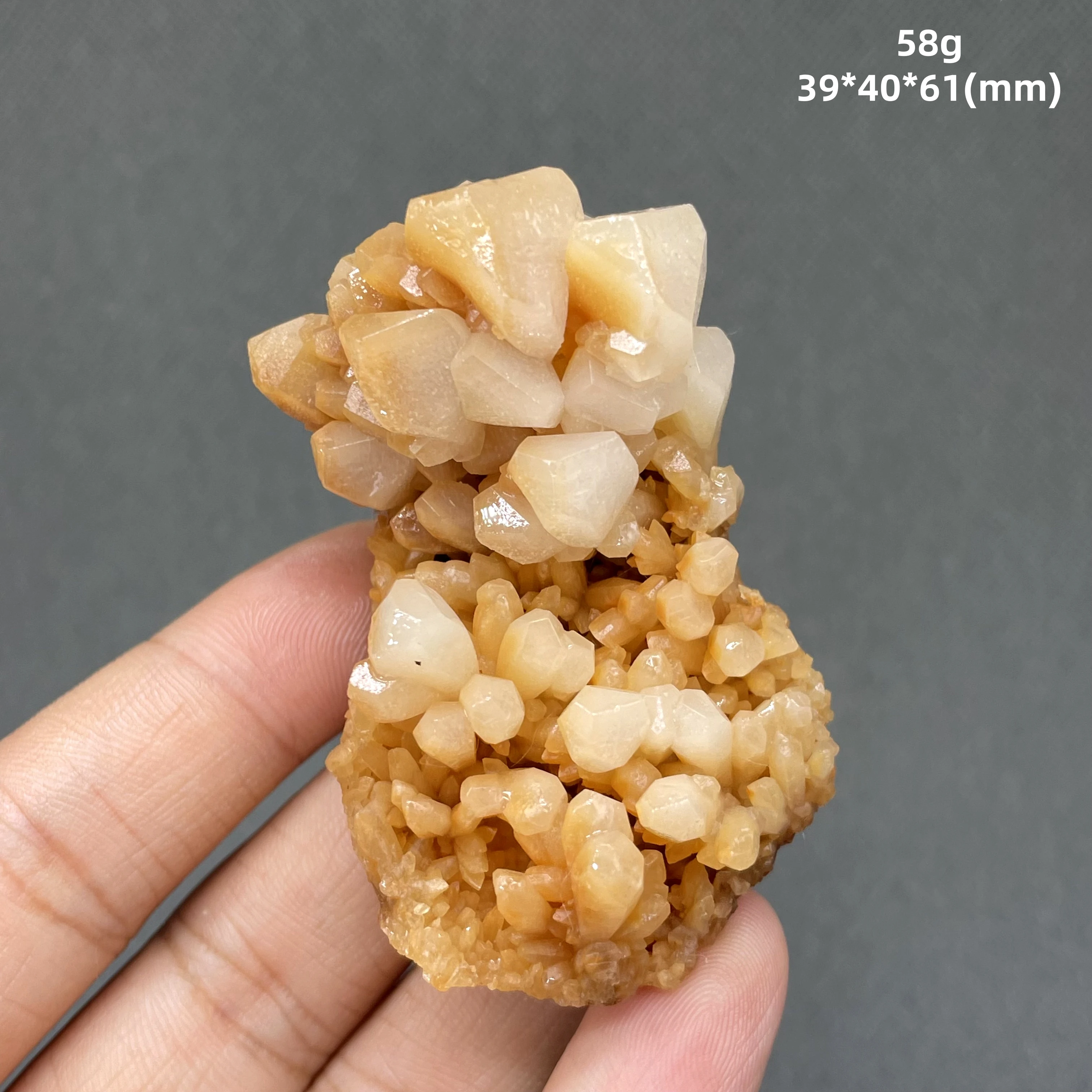 Natural calcite mineral  specimen + healing quartz crystals and stones rock gemstone 3