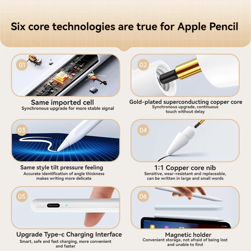 Stylus Pen for XIAOMI Pad Universal for HUAWEI Pad Stylus Mobile Phone Touch Pen IOS Android Windows Apple Ipad Pencil graphics drawing stylus