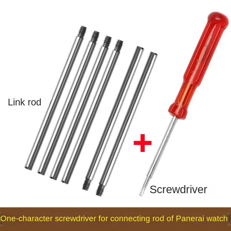 Cinturino Per Orologio In Pelle Ear Fine Steel Link Rod Per Accessori Per Orologi Panerai Ear Screw Rod 23.7 Biella Cacciavite Scanalato