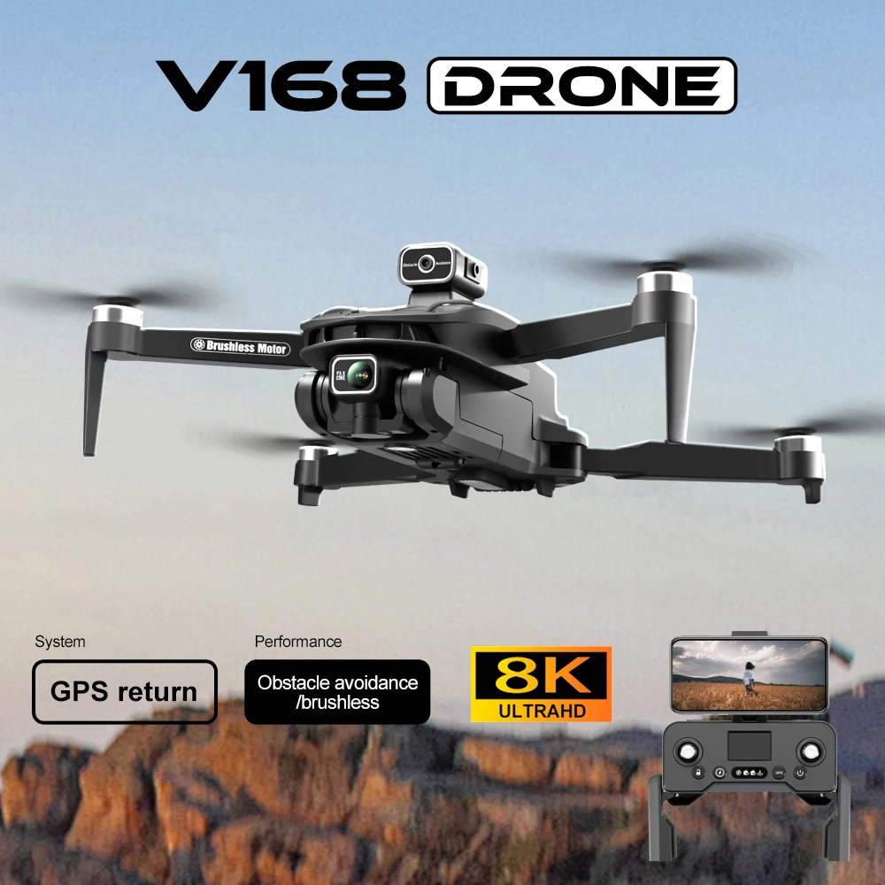 BMetics - Drone 8K LSRC S 2S Dual Caméra Professionnelle - Drone avec Caméra - Drone