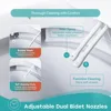 Non-electric Smart Bidet Toilet with Dual Bidet Nozzles Cleanse, Smart Toilet Built-in Pump for Power Flush,Map Flush 1000 Grams 4
