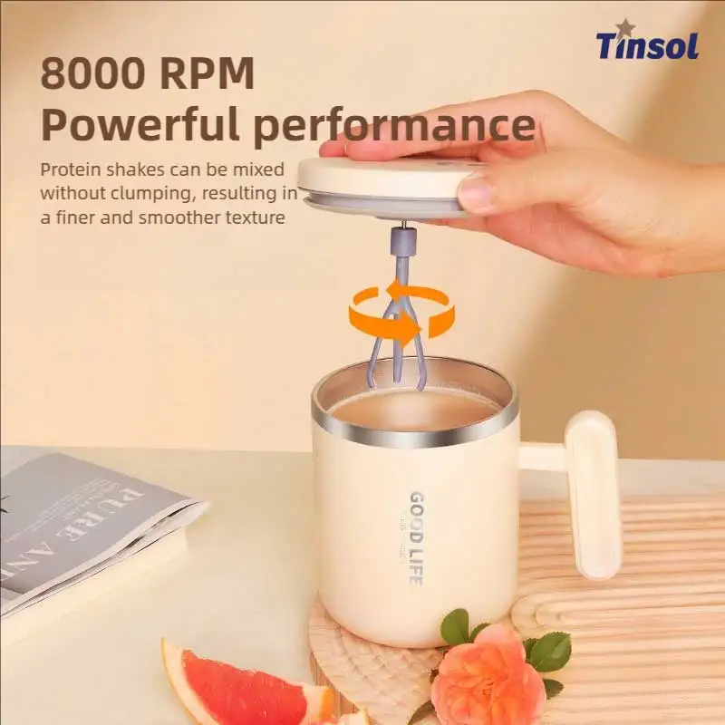 Self-stirring cup electric blender