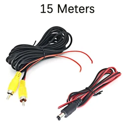 Universal RCA Video Cable for Car Rear View Camera - Extended Length Options for Seamless Connection (15 Meters)