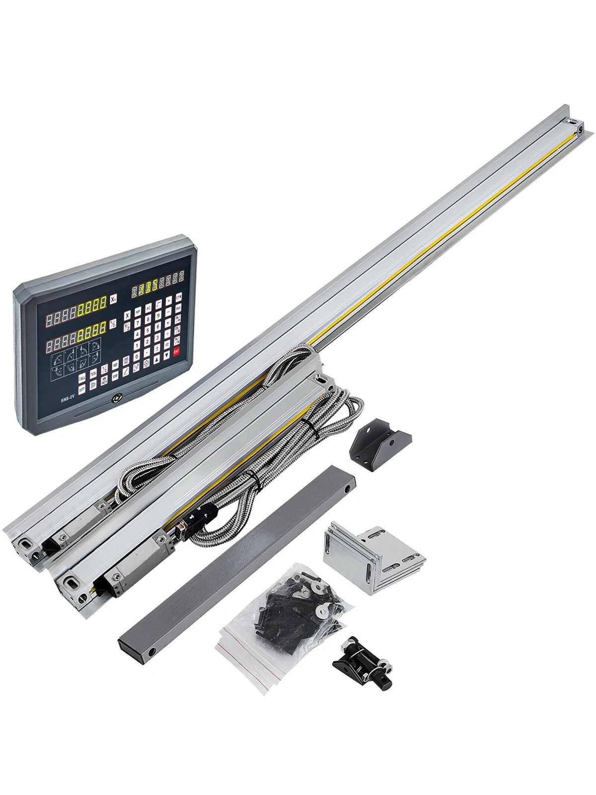 Digital Readout,2 Axis,250/1000 mm Linear Scale
