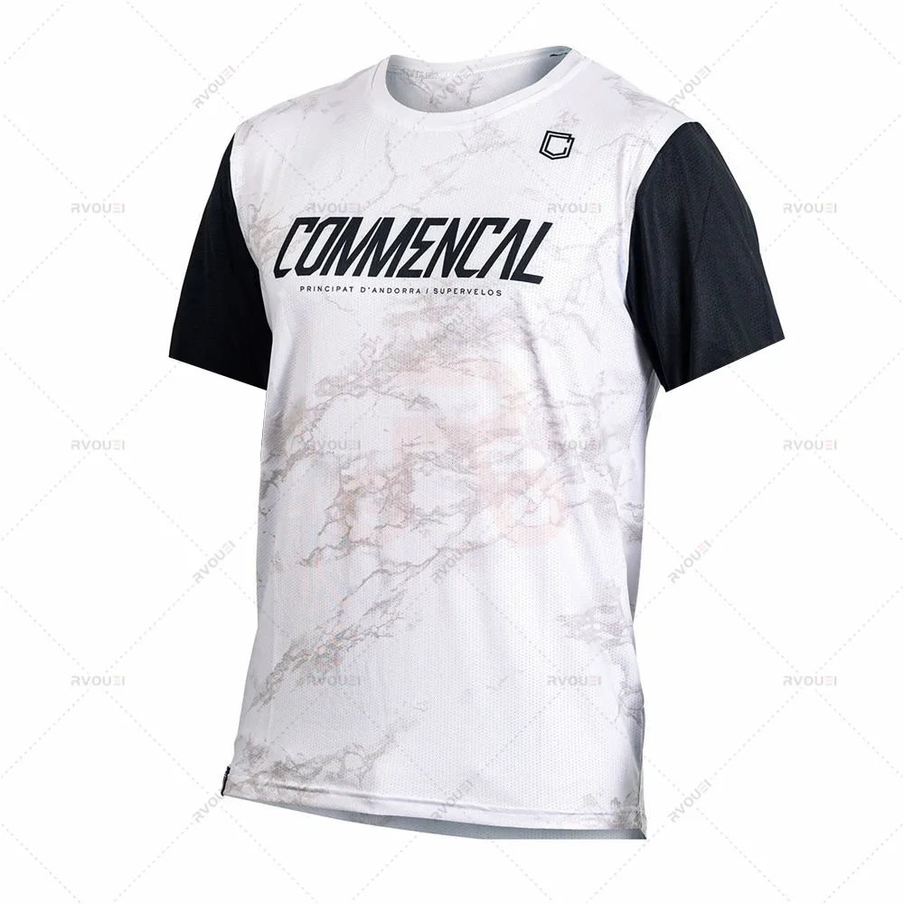 2022 Uomini Downhill T-Shirt Manica Lunga Mountain Bike Jersey Camiseta Enduro Mtb Camicia Dh Mx Moto Jersey Motocross Commencal Mtb