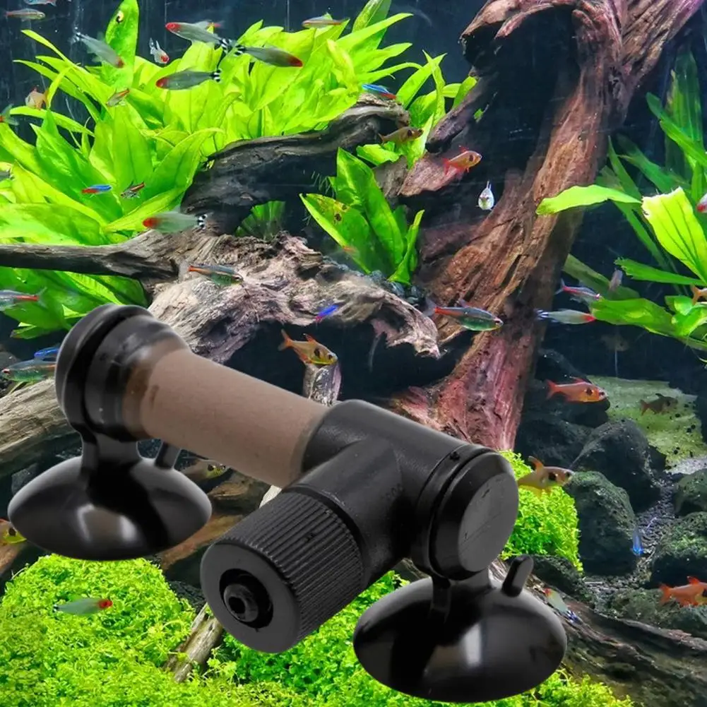 Aquarium Atomizer Dual Suction Cup Aquatic Plants Growing Plastic CO2 Diffuser Tessellator,aquarium co2 diffuser