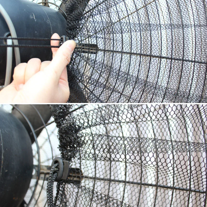 Mesh Round Electric Fan Covers Safety Anti-pinch Protector Household Universal All-inclusive Floor Dust-proof Cover Modern