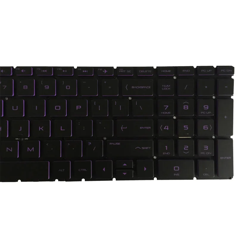 Teclado do Portátil dos Eua para hp Pavilion Gaming 15-cx Tpn-c133 15-dk 15t-dk Tpn-c141 15-ec Tpn-q229 17-cd Tpn-c142 16-a Retroiluminado Novo Teclado de substituição - Imagem 4