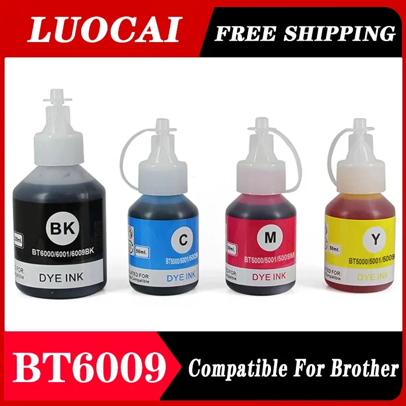 Per Brother Bt6000/6001/6009 Bt5000/5001/5009 Inchiostro Dye Ricaricabile Adatto Per Brother Dcp-T300/Dcp-T500W/Dcp-T700W/Mfc-T800W