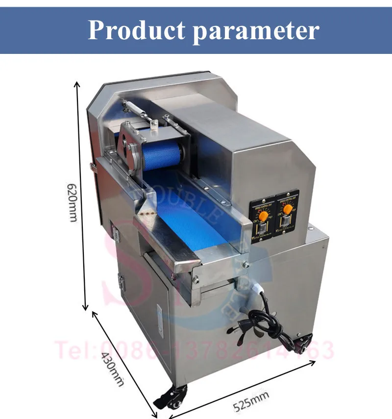 Description Picture 3 of itemAutomatic Vegetable Cutting Slicing Machine Electric Potato Onion Carrot Ginger Slicer Commercial Shredder Multifunction Cutter