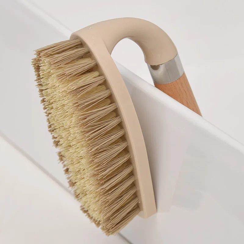 HeMu Scrubbing Brush Hard Bristled Laundry Clothes Shoes Scrubbing Brush Portable Plastic Hand Cleaning Kitchen Bathroom