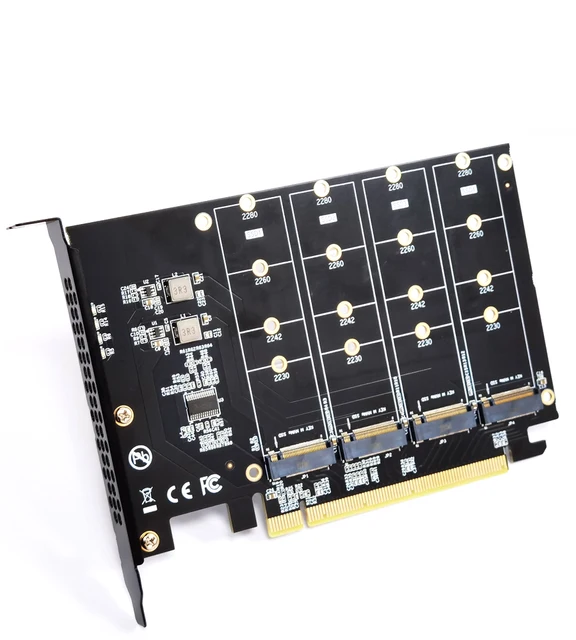 Adattatore PCIe Per SSD M.2 NVME - Compatibile Con 2230/2242/2260/2280, Per Slot PCIe X1, Alta Velocit&agrave;