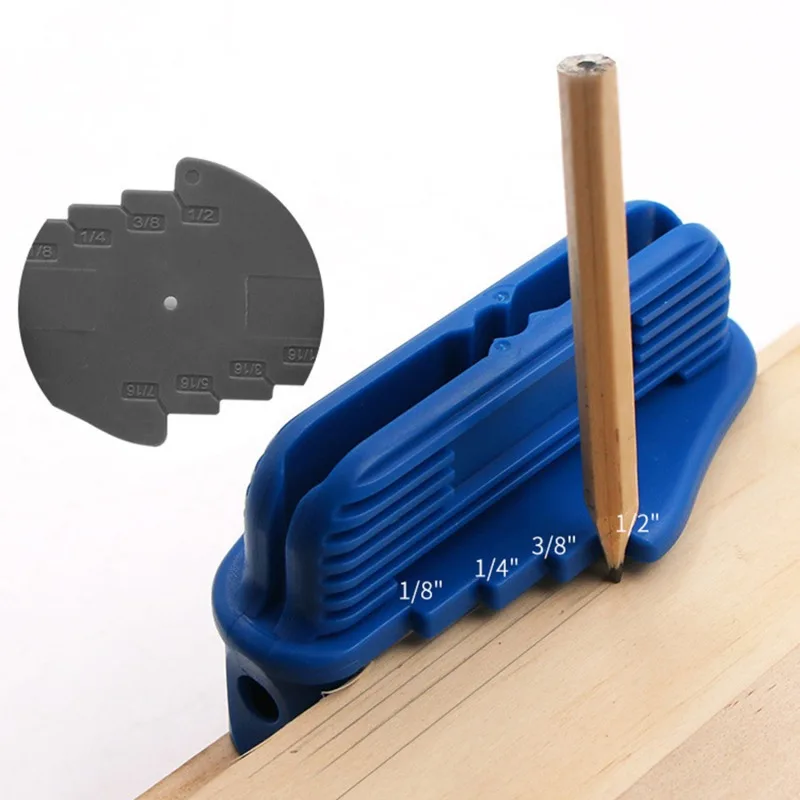 Center Line Gauge Finder Multifunction Drilling Positioner Marking