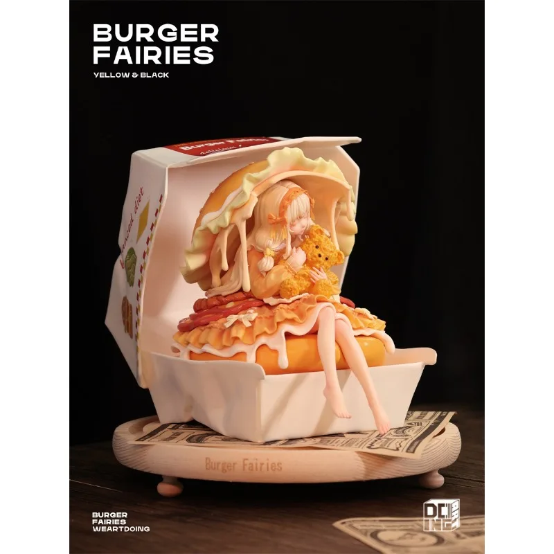 In Stock Original Genuine BURGER FAIRIES BLACK YELLOW Animation