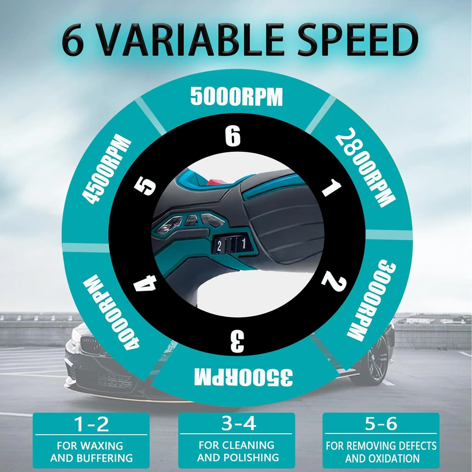 Cordless Car Polisher Rechargeable Electric Polishing Machine Automobiler Polishing Sealing Glaze Machine For Makita 18V Battery