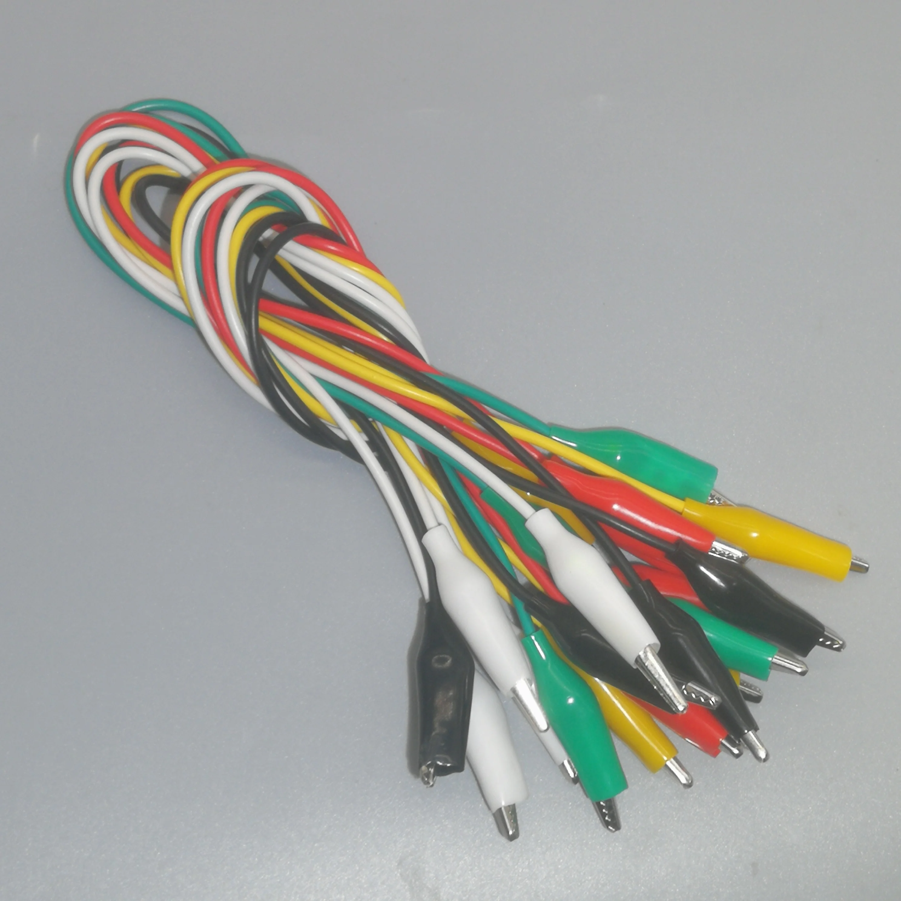 10pc Alligator Clips Electrical DIY Test Leads Alligator Double-ended Crocodile Clips Roach Clip Test Jumper Wire 28mm 35mm 45mm alligator clips