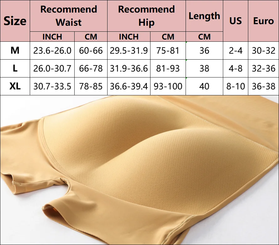 Women Sexy High Waist Body Shaper Butt Lifter Padded Hip Enhancer Shapewear Tummy Control Panties Fake Ass Shorts