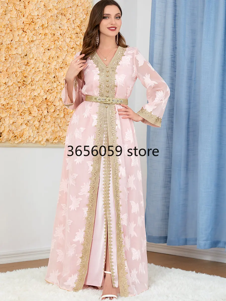 Exclusive Dubai Party Wear Kaftan Moroccan Wedding Gown Takchita Dress For  Women