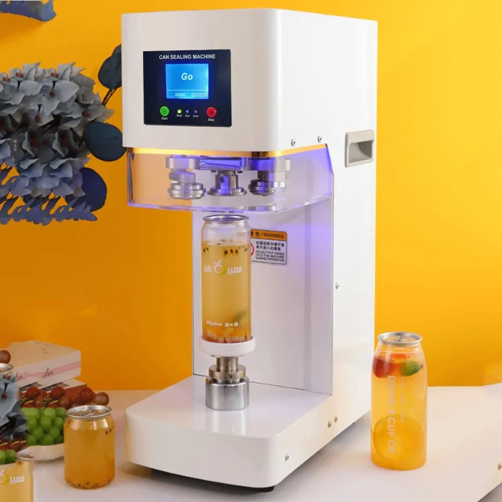 Inne - Machine à sceller plastique entièrement automatique, pour bouteilles de boisson, canette en étain, tasse Pop, sans couture