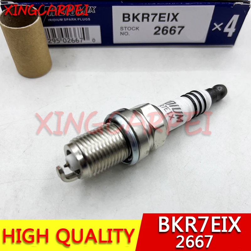 4 Pz/Lotto Bkr7Eix 2667 Candela All'Iridio Per Polaris Porsche Audi Quattro Bmw Honda Volvo Bkr7Eix-2667 Spine Auto