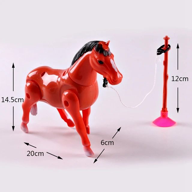 1 Set Electric Horse Around Pile Circle Toy Action Figure Toys & 1 Set Ambulance Vehicles Toys 1/32 Diecast Car Model 5