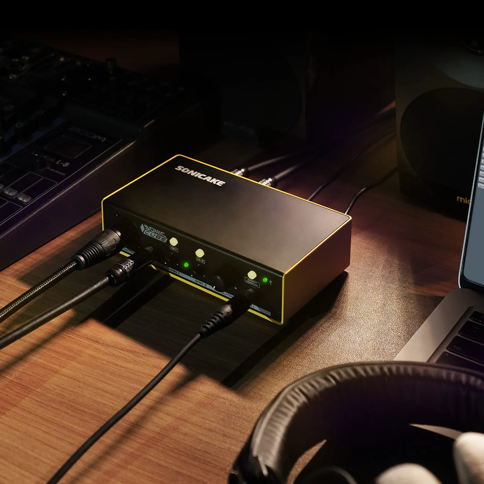 Sonic Cube Dual-Channel Professional Audio Interface High-Quality Analog Preampl