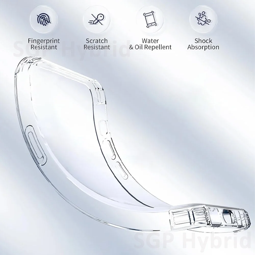Clear Silicone Shockproof Case with Lens Protection