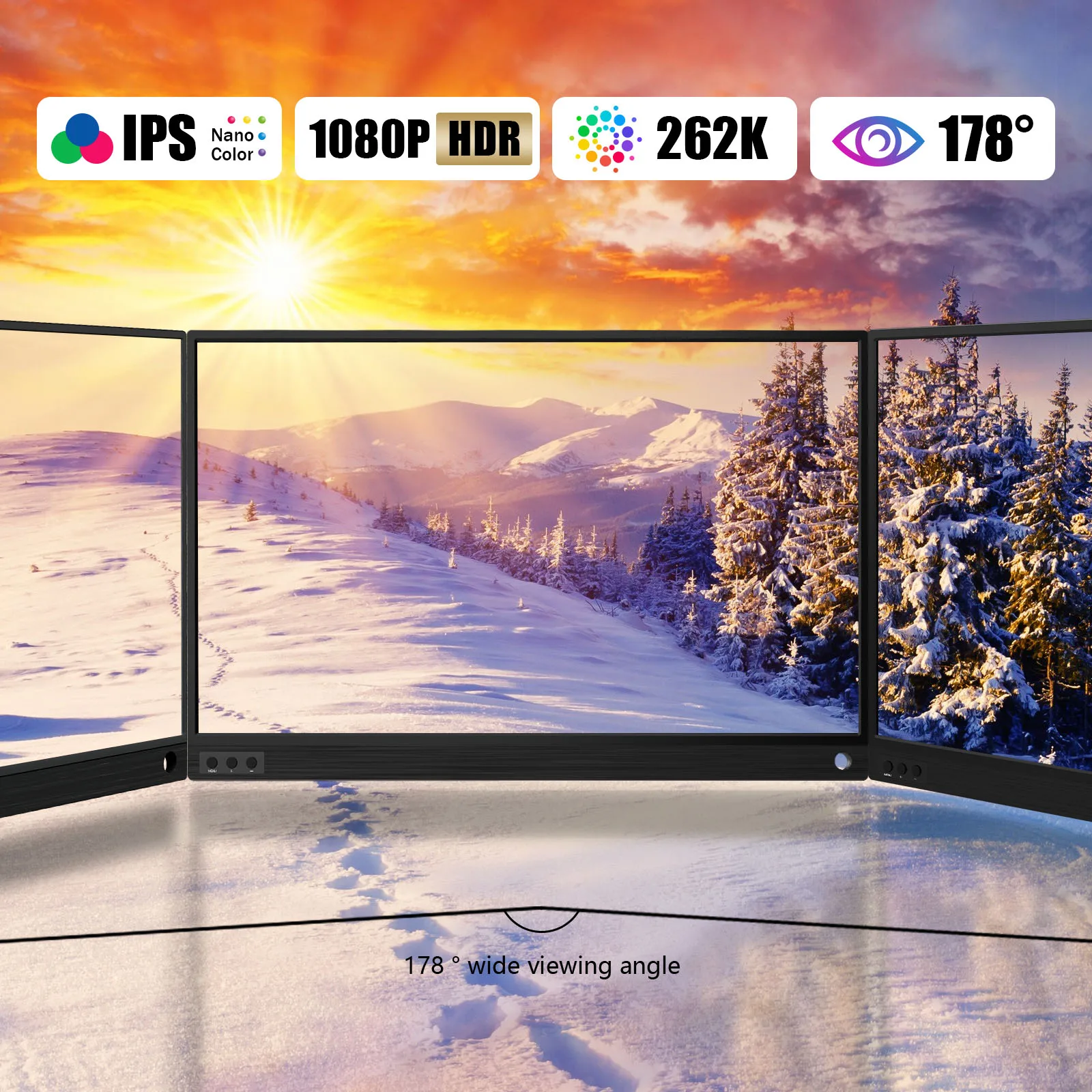 ޴ LCD Ǯ HD , Ʈ, ޴, ڽ, ġ, ps4  HDMI ȣȯ, 15.6 USB C Ÿ, 60hz, 120hz, 144hz, ǰ