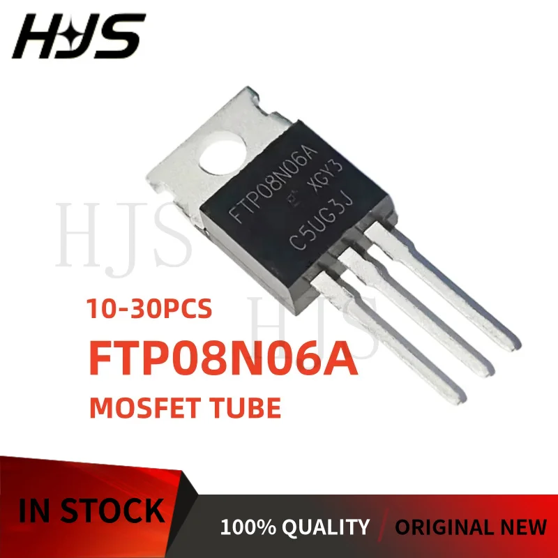 Premium N-Channel MOSFET Transistors, TO-220 Package, 10 to 30 Pieces