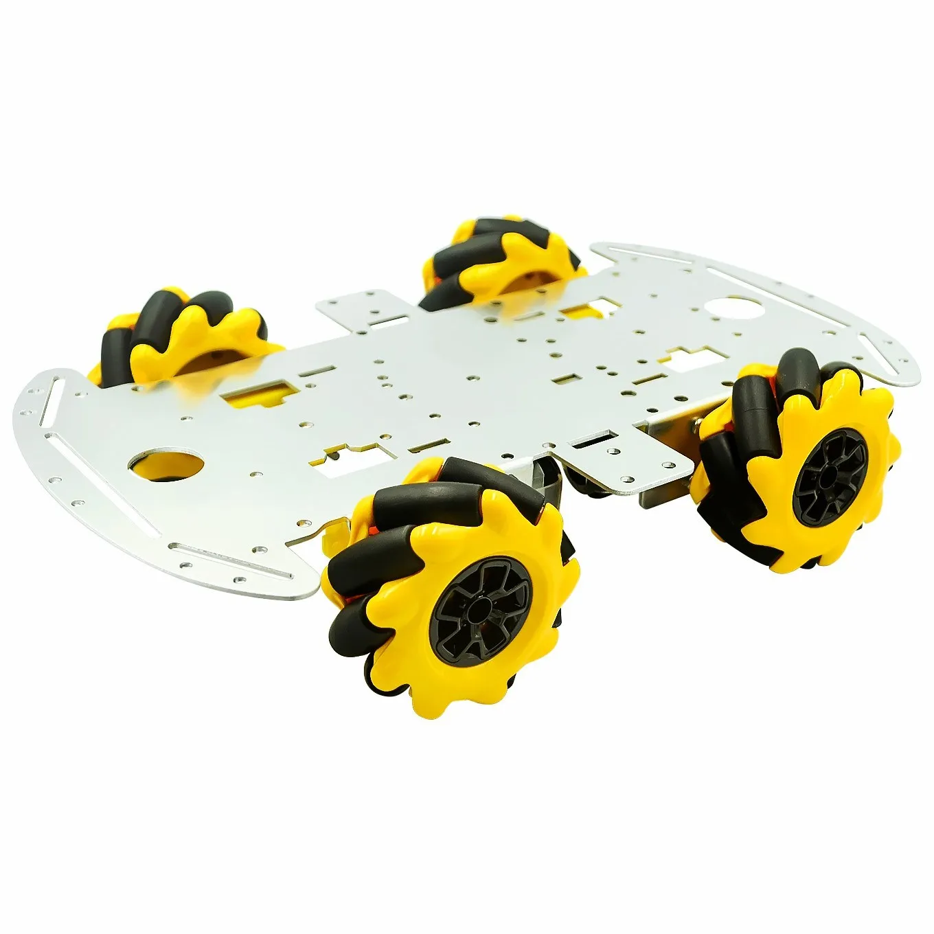 EMOZNY Mecanum Wheel Robot Car Kit - 4WD Omnidirectional Smart Chassis For Arduino/Raspberry Pi - View #12
