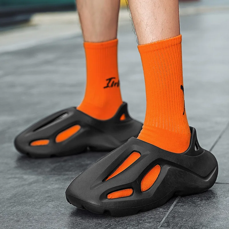 

Sandals Mens Slippers Summer EVA Hole Sandals Man Shoes Beach Platform Water Slides Unisex Hollow Sandals Men Casual Shoes Male