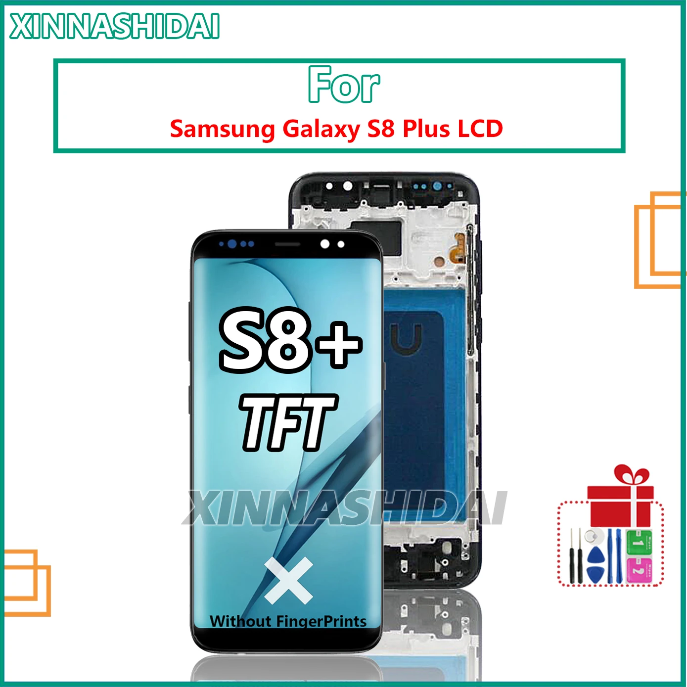 ЖК-дисплей TFT для Samsung Galaxy S8 plus G955 G955F G955fd, сенсорный экран с дигитайзером для Samsung S8 + ЖК-дисплей с рамкой