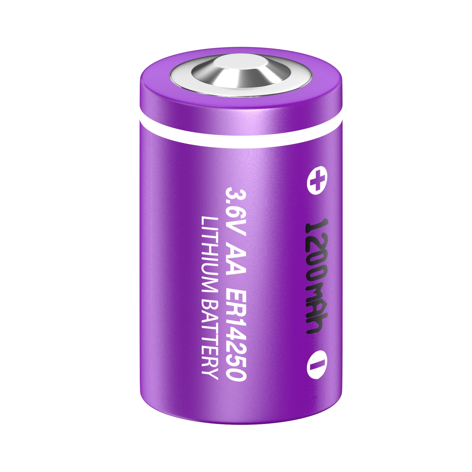 Lithium Battery 10PCS/lot PKCELL ER14250 1/2 AA Battery 3.6V 14250 1200mAh LiSOCl2 Lithium Batteries For PLC CNC Machine Tools Gas Meter