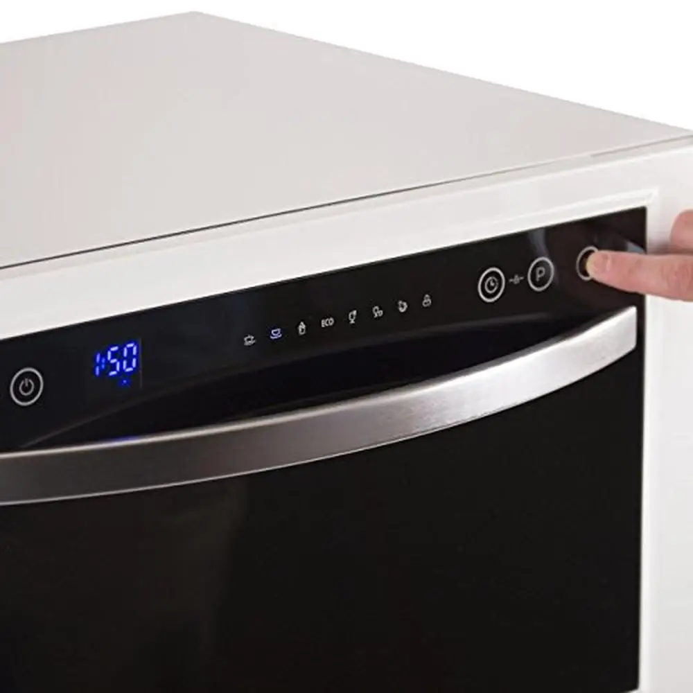 Compact Portable Dishwasher 7 Wash Programs LED Display Stainless Steel 6 Place Settings 4