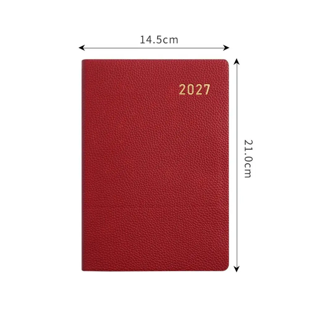 새로운 A5 2027 스케줄북, 캘린더 효율성 매뉴얼 노트, 영어 365일 플래너, 학생용