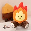 Creative Bonfire Pillow Campfire Funny Simulation Flame Doll Corn Roasted Sweet Potato Chestnut Doll Best Friend Spark Pillow 2