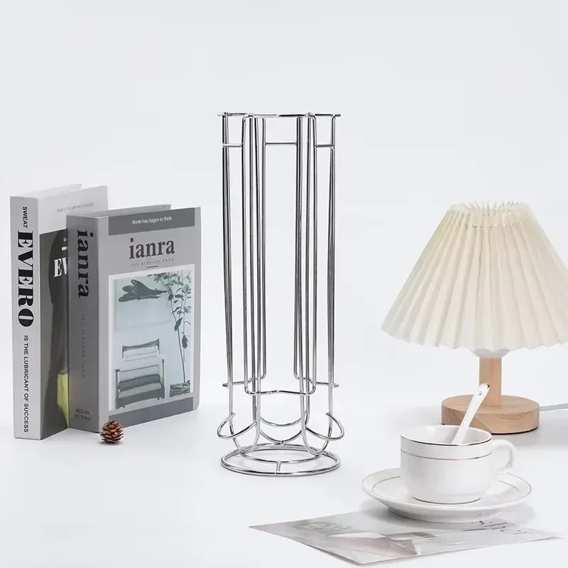 Large Capacity Coffee Capsules Holder Storage Rack Corrosion Resistant No Assembly Required Capsule Rack Stand Storage Holder