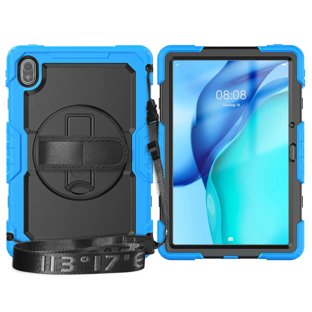 Versatile 11-Inch Tablet Case with Adjustable Stand and Shoulder Strap
