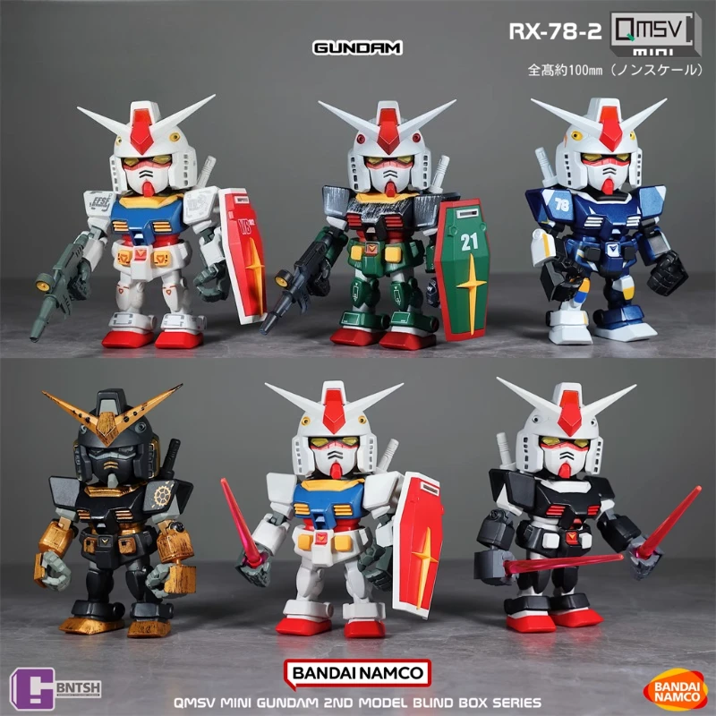 Bandai Original Gundam RX-78-2 QMSV Mini 2.0 Action Figure Model