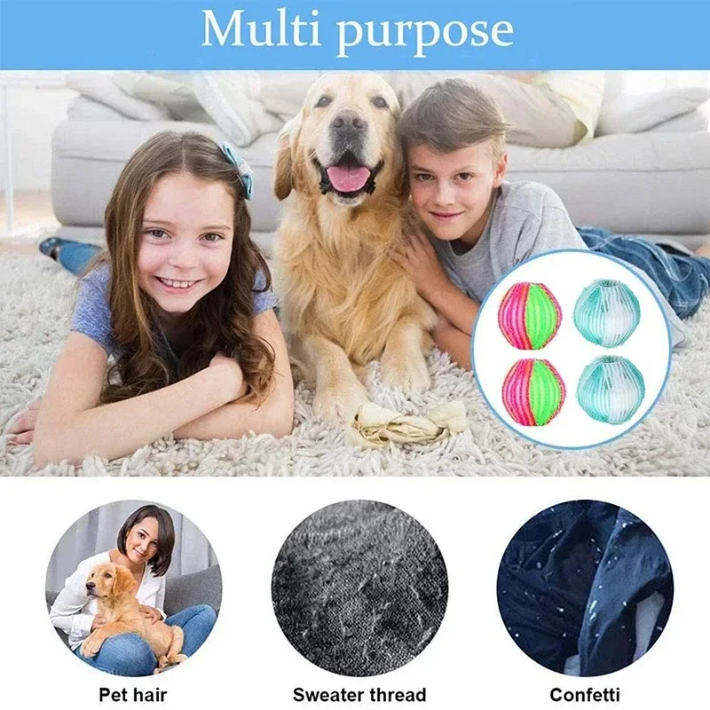 6/12pcs Downy Laundry Balls Fabric Softener Washing Machine Removes Lint From Clothes Filter Personal Care Floating Limpieza 6